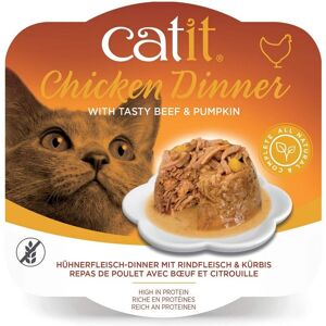 Catit Chicken Dinner Cats Best Food (Beef & Pumpkin, 80 g) Catit Chicken Dinner Cats Best Food (Beef & Pumpkin, 80 g)