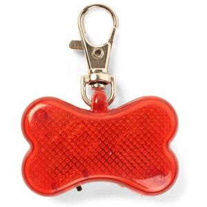 Smart Garden Products Auto Flash & Go LED Vis-Tag Dog Red Bone Dog Walk Lead Collar Visibility Aid Smart Garden Products Auto Flash & Go LED Vis-Tag Dog Red Bone Dog Walk Lead Collar Visibility Aid