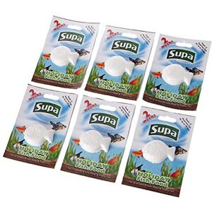 Supa Aquarium Holiday Fish Food 14 Days Pack of 6 Easy To Use Slow Releasing Food Blo Supa Aquarium Holiday Fish Food 14 Days Pack of 6 Easy To Use Slow Releasing Food Blo