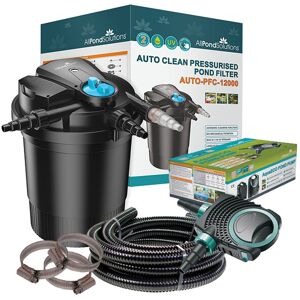 AllPondSolutions 12000L Pressurised Pond Filter Kit AUTO-PFC-12000-KIT AllPondSolutions 12000L Pressurised Pond Filter Kit AUTO-PFC-12000-KIT