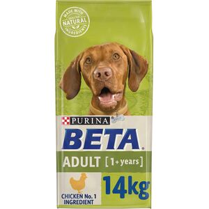 Purina Beta Adult Dry Dog Food Chicken 1 x 14kg Pack Purina Beta Adult Dry Dog Food Chicken 1 x 14kg Pack