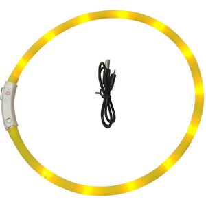 Ranpo (Yellow) 8 Colours RGB LED Flash Pet Dog Collars Light Anti Lost USB Rechargeabl Ranpo (Yellow) 8 Colours RGB LED Flash Pet Dog Collars Light Anti Lost USB Rechargeabl