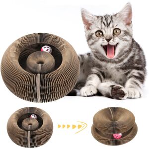 Unbranded Cat Toy, Foldable Round Magic Organ Cat Scratching Board, 2-in-1 Scratching Mat, Unbranded Cat Toy, Foldable Round Magic Organ Cat Scratching Board, 2-in-1 Scratching Mat,