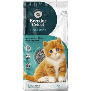 BreederCelect Breeder Celect Recycled Paper Cat Litter, 30L (Pack of 1) BreederCelect Breeder Celect Recycled Paper Cat Litter, 30L (Pack of 1)