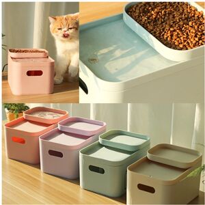 GreenZech (Beige, US Plug) 2L Pet Automatic Filter Water Dispenser Dog Cat Water Food Bowl GreenZech (Beige, US Plug) 2L Pet Automatic Filter Water Dispenser Dog Cat Water Food Bowl