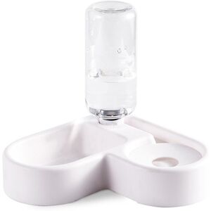 GreenZech 500ml Pet Water Drinker Dispenser Heart-shaped Automatic Dog Cat Feeder Waterer GreenZech 500ml Pet Water Drinker Dispenser Heart-shaped Automatic Dog Cat Feeder Waterer