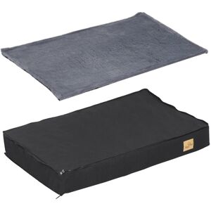 Bingopaw (L(92x56cm) for 36inch cage) Grey Pet Bed with Removable Cover for Dog Crate Bingopaw (L(92x56cm) for 36inch cage) Grey Pet Bed with Removable Cover for Dog Crate