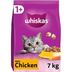 Whiskas 1+ Chicken 7kg Bag, Adult Cat Dry Food - Pack May Vary Whiskas 1+ Chicken 7kg Bag, Adult Cat Dry Food - Pack May Vary