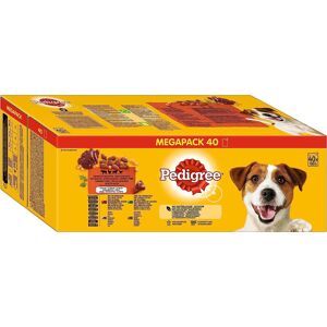 Pedigree Mixed Selection in Jelly 40 Pouches, Adult Wet Dog Food, Megapack (40 x Pedigree Mixed Selection in Jelly 40 Pouches, Adult Wet Dog Food, Megapack (40 x
