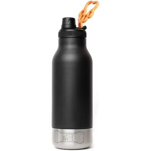 Asobu Buddy Water Bottle with Removable Dog Water Bowl Black 1005ml Asobu Buddy Water Bottle with Removable Dog Water Bowl Black 1005ml