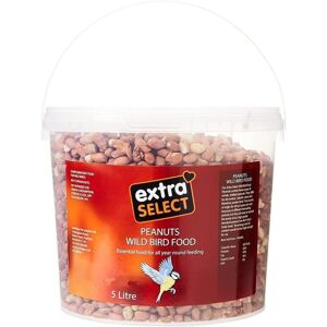 Extra Select Peanuts Wild Bird Food Tub, 5 Litre Extra Select Peanuts Wild Bird Food Tub, 5 Litre