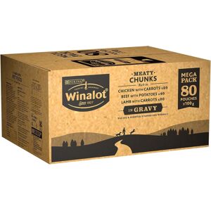 Purina Winalot Perfect Portions Dog Food Mixed in Gravy 80 x 100 g - Complete & Balance Purina Winalot Perfect Portions Dog Food Mixed in Gravy 80 x 100 g - Complete & Balance