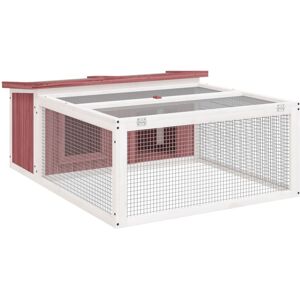 (mocha) vidaXL Rabbit Hutch Rabbit Run Bunny House Wooden Animal House Solid Woo (mocha) vidaXL Rabbit Hutch Rabbit Run Bunny House Wooden Animal House Solid Woo