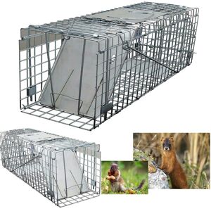 YouseaHome Humane Live Animal Trap Catch and Release for Squirrels, Rabbits, Skunks, Cat, a YouseaHome Humane Live Animal Trap Catch and Release for Squirrels, Rabbits, Skunks, Cat, a
