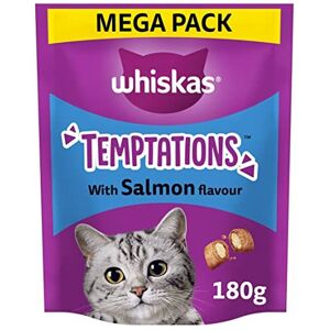 Whiskas Temptations Salmon Cat Treats - 180g Whiskas Temptations Salmon Cat Treats - 180g