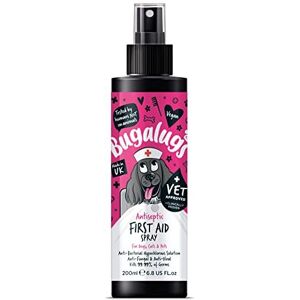 BugaLugs First Aid Pet Antiseptic spray for dogs, puppy & cats 200ml - Antibacterial, Ant BugaLugs First Aid Pet Antiseptic spray for dogs, puppy & cats 200ml - Antibacterial, Ant