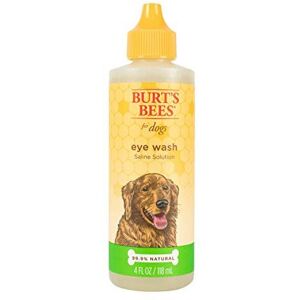 Burts Bees for Pets Dogs Natural Eye Wash with Saline Solution Eye Wash Drops for Dogs Or Burts Bees for Pets Dogs Natural Eye Wash with Saline Solution Eye Wash Drops for Dogs Or