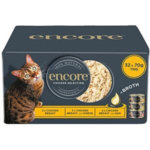 Encore 100% Natural Wet Cat Food Multipack Chicken Selection in Broth (Pack of 3 Encore 100% Natural Wet Cat Food Multipack Chicken Selection in Broth (Pack of 3