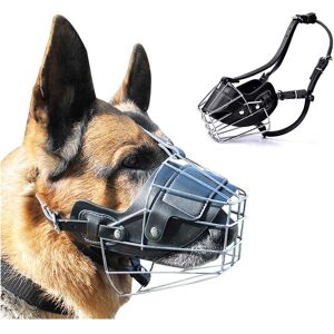 LimbO Super Metal Muzzle Muzzle Leather Muzzle For Large Dogs Bite And Sense Of Securi LimbO Super Metal Muzzle Muzzle Leather Muzzle For Large Dogs Bite And Sense Of Securi