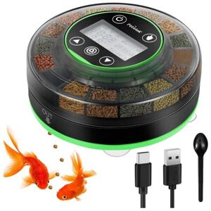 Petbank?Automatic Fish Feeder for Aquarium - Auto Food Dispenser with Timer - Re Petbank?Automatic Fish Feeder for Aquarium - Auto Food Dispenser with Timer - Re