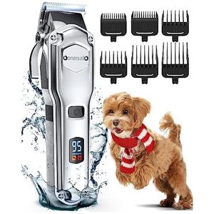 oneisall Dog Clippers for Grooming for Thick Heavy Coats/Low Noise Rechargeable oneisall Dog Clippers for Grooming for Thick Heavy Coats/Low Noise Rechargeable
