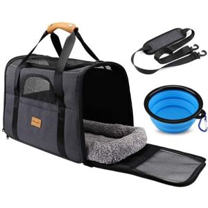 Morpilot Pet Carrier Bag, Portable Cat Carrier Bag Top Opening, Removable Mat an Morpilot Pet Carrier Bag, Portable Cat Carrier Bag Top Opening, Removable Mat an