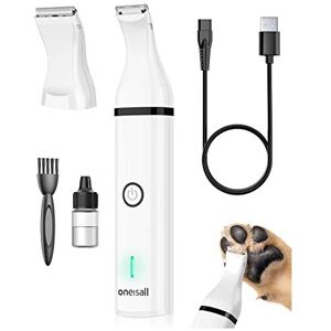 oneisall Dog Paw Trimmer with Double Blades, Low Noise Clippers, Pet Grooming Ki oneisall Dog Paw Trimmer with Double Blades, Low Noise Clippers, Pet Grooming Ki