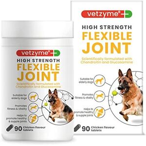 Vetzyme High Strength Flexible Joint Supplements for Senior Dogs Hip & Joint Vetzyme High Strength Flexible Joint Supplements for Senior Dogs Hip & Joint