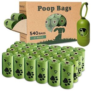 Yingdelai Dog Poo Bags - 540 Counts Biodegradable Poop Waste Bag Refill Rolls for Dogs inc Yingdelai Dog Poo Bags - 540 Counts Biodegradable Poop Waste Bag Refill Rolls for Dogs inc
