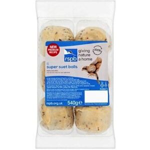 RSPB Super Suet High Energy Wild Bird Fat Balls (6 pack) RSPB Super Suet High Energy Wild Bird Fat Balls (6 pack)