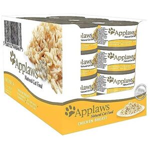 Applaws 100% Natural Wet Cat Food, Chicken Breast in Broth 70 g Tin, 24 x 70 g T Applaws 100% Natural Wet Cat Food, Chicken Breast in Broth 70 g Tin, 24 x 70 g T