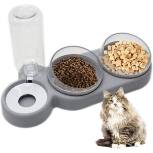 Unbranded Double Cat Bowls, 3 In 1 Automatic Cat Water Dispenser Cat Food Dispenser Pet Bo Unbranded Double Cat Bowls, 3 In 1 Automatic Cat Water Dispenser Cat Food Dispenser Pet Bo
