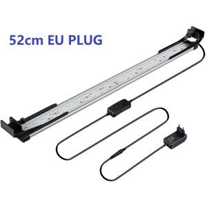 GreenZech (EU Plug) 52CM 48LED Aquarium Fish Tank Light High-bright Double Drainage Water GreenZech (EU Plug) 52CM 48LED Aquarium Fish Tank Light High-bright Double Drainage Water
