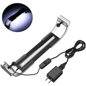 GreenZech 2.5W 18cm Adjustable 2835 LED Aquarium Fish Tank Super Slim Light Lamp Black GreenZech 2.5W 18cm Adjustable 2835 LED Aquarium Fish Tank Super Slim Light Lamp Black