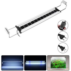 GreenZech 8W 26 LED Aquarium Light Panel Blue+White Lamp Adjustable - Aquarium Light GreenZech 8W 26 LED Aquarium Light Panel Blue+White Lamp Adjustable - Aquarium Light