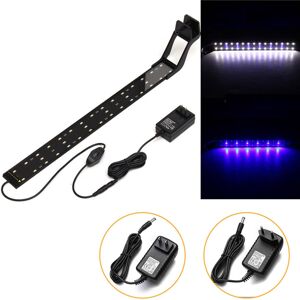 GreenZech 14W 53cm Blue & White LED Aquarium Fish Tank Light - Slim Clip On GreenZech 14W 53cm Blue & White LED Aquarium Fish Tank Light - Slim Clip On