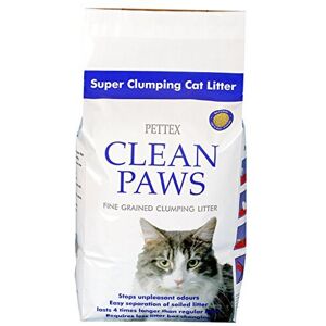 Pettex Clean Paws Microgranule Cat Litter - Ultra Super Clumping, Odour Control, Pettex Clean Paws Microgranule Cat Litter - Ultra Super Clumping, Odour Control,
