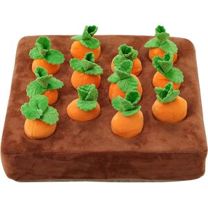 Torribaly Interactive Dog Toys,Carrot Snuffle Mat for Plush Puzzle Toys 2 in 1 Nosework Fe Torribaly Interactive Dog Toys,Carrot Snuffle Mat for Plush Puzzle Toys 2 in 1 Nosework Fe