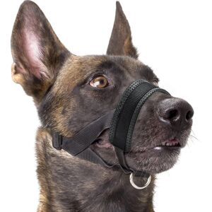 Unbranded (Black, L) Nylon Soft Dog Muzzle, Anti-bit, Anti-bark, Anti-chew, Adjustable Rin Unbranded (Black, L) Nylon Soft Dog Muzzle, Anti-bit, Anti-bark, Anti-chew, Adjustable Rin