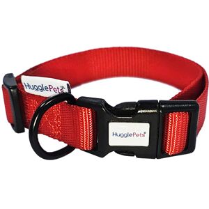 (Large, Red) HugglePets Adjustable Snappy Dog Collar (Large, Red) HugglePets Adjustable Snappy Dog Collar