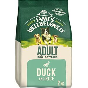 James Wellbeloved Adult Duck & Rice 2 kg Bag, Hypoallergenic Dry Dog Food James Wellbeloved Adult Duck & Rice 2 kg Bag, Hypoallergenic Dry Dog Food