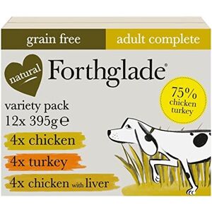 Forthglade Complete Natural Wet Dog Food - Grain Free & Vegetables Variety Pack Forthglade Complete Natural Wet Dog Food - Grain Free & Vegetables Variety Pack