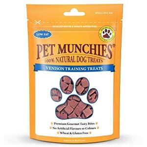 Pet Munchies Venison & Beef Liver Dog Training Treats, Grain Free Tasty Bites wi Pet Munchies Venison & Beef Liver Dog Training Treats, Grain Free Tasty Bites wi