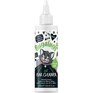 BUGALUGS Cat Ear Cleaner Solution Stop Head Shaking, Itchy & Waxy Ears, Vet Reco BUGALUGS Cat Ear Cleaner Solution Stop Head Shaking, Itchy & Waxy Ears, Vet Reco