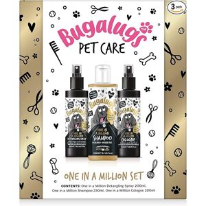 Bugalugs Spa Gift Set For Dogs With Shampoo, Detangle Spray & Cologne, Dog Birth Bugalugs Spa Gift Set For Dogs With Shampoo, Detangle Spray & Cologne, Dog Birth