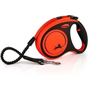 Flexi Xtreme Tape Orange & Black Medium 5m Retractable Dog Leash/Lead for dogs u Flexi Xtreme Tape Orange & Black Medium 5m Retractable Dog Leash/Lead for dogs u