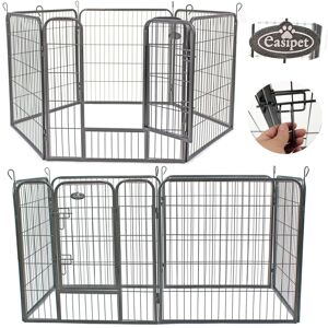 Actiaspet Heavy Duty 6 Panel Pet Playpen Metal Cage - Medium 74385 Actiaspet Heavy Duty 6 Panel Pet Playpen Metal Cage - Medium 74385