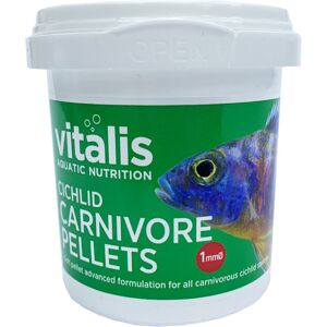 Vitalis Aquatic Nutrition (1mm, 70g) Vitalis Cichlid Carnivore Pellets Aquarium Fish Tank South American F Vitalis Aquatic Nutrition (1mm, 70g) Vitalis Cichlid Carnivore Pellets Aquarium Fish Tank South American F
