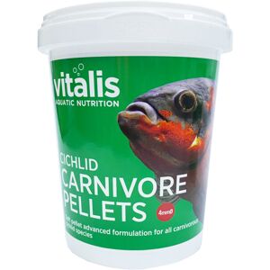Vitalis Aquatic Nutrition (4mm, 300g) Vitalis Cichlid Carnivore Pellets Aquarium Fish Tank South American Vitalis Aquatic Nutrition (4mm, 300g) Vitalis Cichlid Carnivore Pellets Aquarium Fish Tank South American