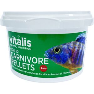 Vitalis Aquatic Nutrition (1mm, 140g) Vitalis Cichlid Carnivore Pellets Aquarium Fish Tank South American Vitalis Aquatic Nutrition (1mm, 140g) Vitalis Cichlid Carnivore Pellets Aquarium Fish Tank South American